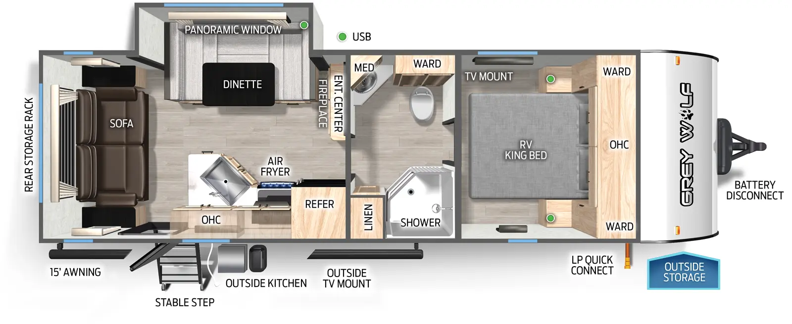 Cherokee Black Label 23MKBL Floorplan